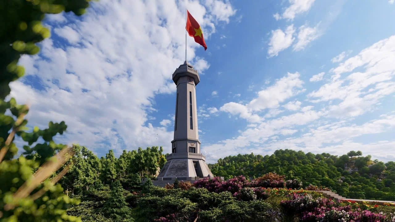 Inauguration ceremony of A Pa Chai Flagpole, Dien Bien province
