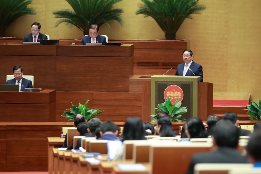 Full text of Prime Minister Pham Minh Chinh's report at the opening session of the 9th session of the 15th National Assembly