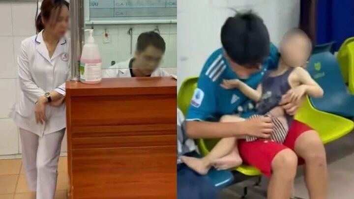 Nam Dinh General Hospital was accused of being indifferent when providing first aid to a boy who had an accident.
