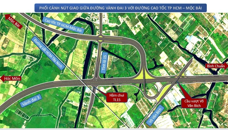 Sắp niêm yết công khai phương án bồi thường, tái định cư Dự án đường cao tốc TPHCM - Mộc Bài 