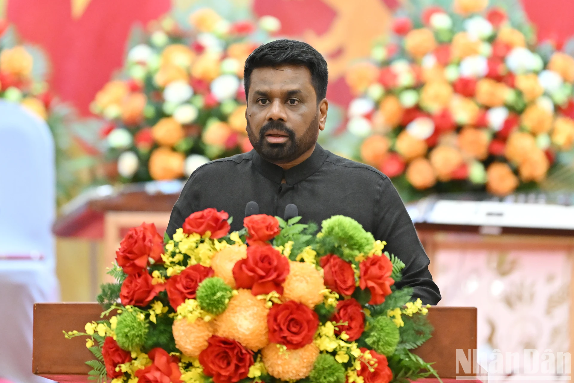 [Ảnh] Chủ tịch nước Lương Cường chủ trì chiêu đãi cấp Nhà nước Tổng thống Sri Lanka Anura Kumara Dissanayaka ảnh 6