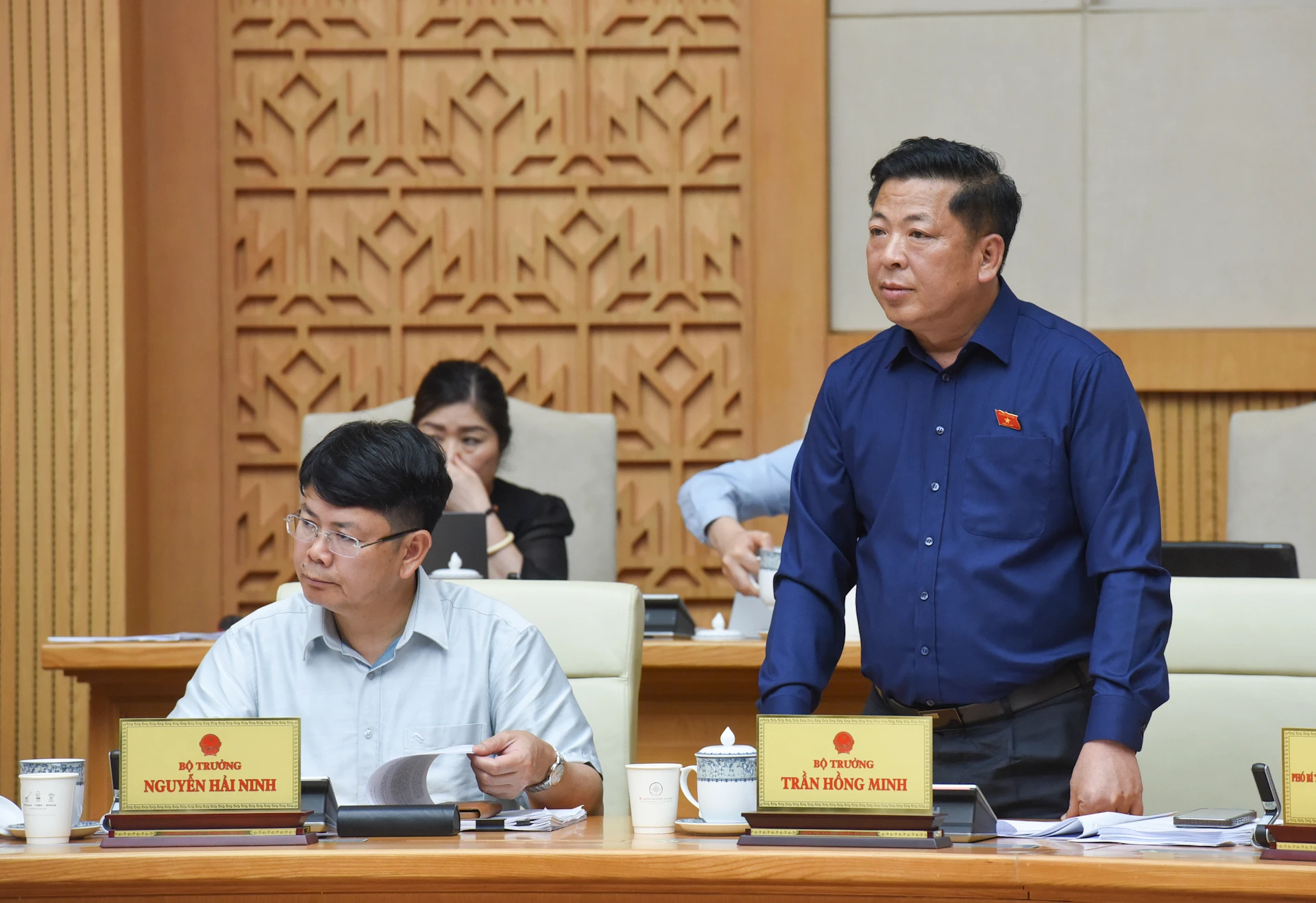 [Ảnh] Thủ tướng Phạm Minh Chính chủ trì Phiên họp Chính phủ thường kỳ tháng 4/2025 ảnh 5