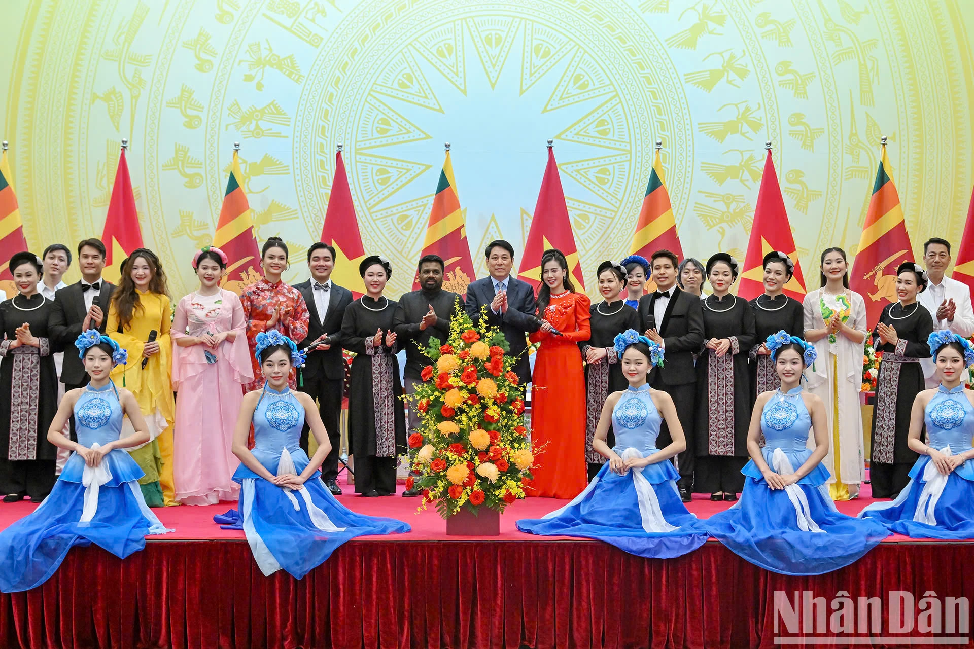 [Ảnh] Chủ tịch nước Lương Cường chủ trì chiêu đãi cấp Nhà nước Tổng thống Sri Lanka Anura Kumara Dissanayaka ảnh 7