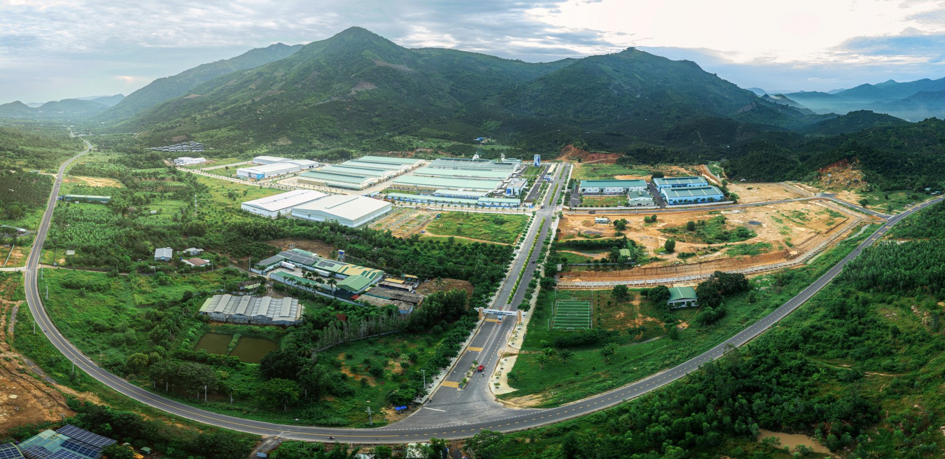 Cơ sở hạ tầng tại Cụm công nghiệp Trảng É 1 đã được đầu tư hoàn chỉnh