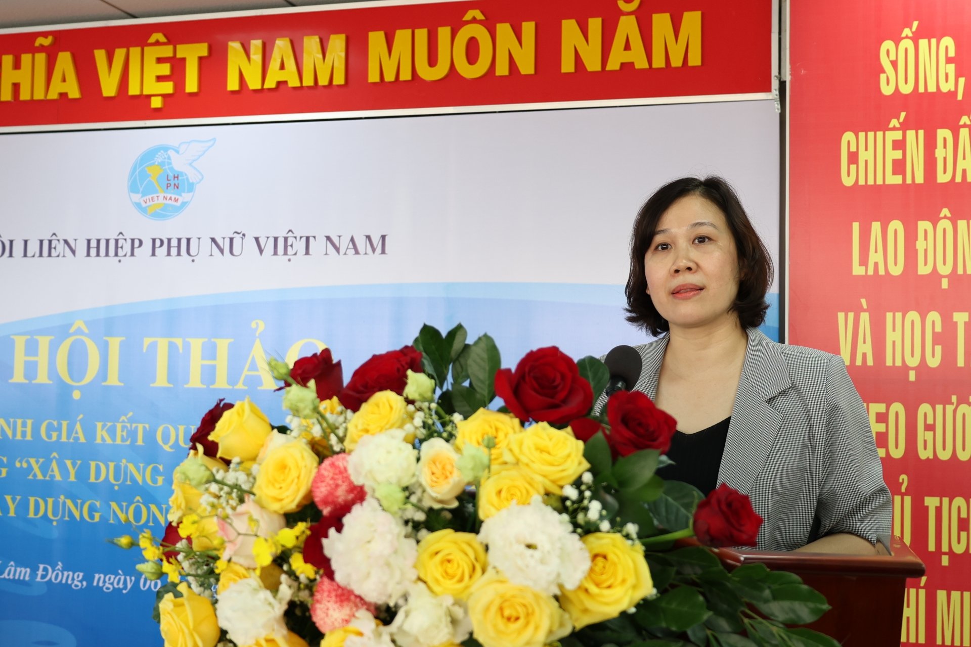 bà Nguyễn Thị Thanh Thúy - Phó Trưởng Ban Kinh tế - Xã hội Trung ương Hội LHPN Việt Nam 