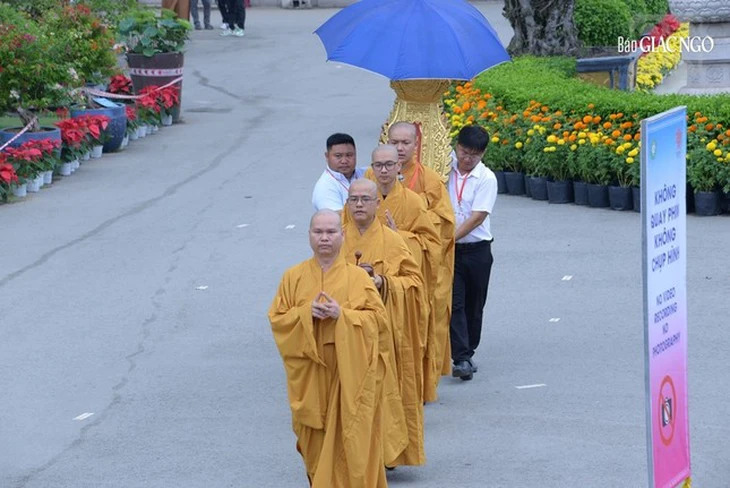 Khai đàn cầu siêu các anh hùng, liệt sĩ tại Đại lễ Vesak 2025 - Ảnh 3.