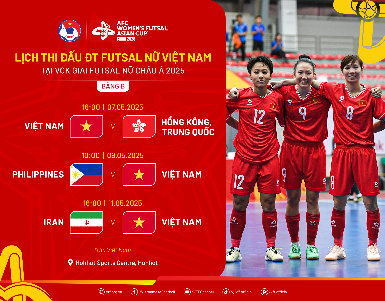 Lịch thi đấu futsal nữ Việt Nam hôm nay: Quyết thắng Hồng Kông, khởi đầu giấc mơ World Cup- Ảnh 1.