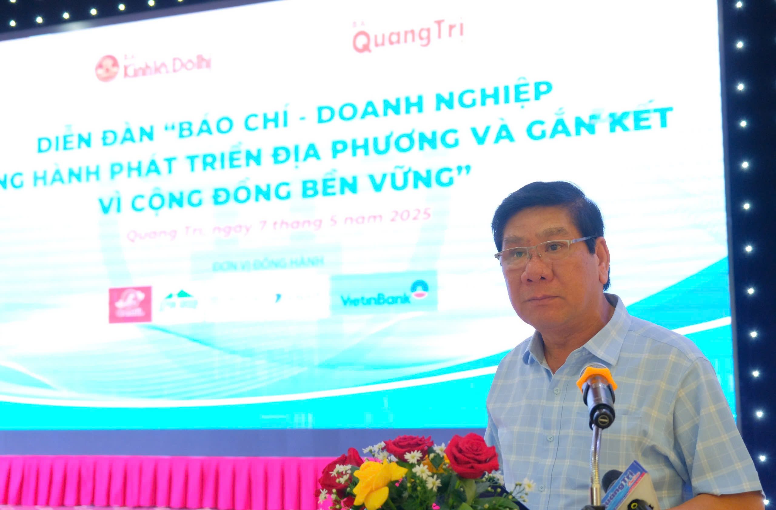 Diễn đàn “Báo chí - doanh nghiệp đồng hành phát triển địa phương và gắn kết vì cộng đồng bền vững”