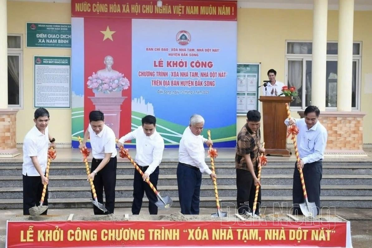 Huyện Đăk Song (Đak Nông) kêu gọi hỗ trợ giúp xóa nhà tạm cho hơn 90 hộ nghèo trong năm 2025
