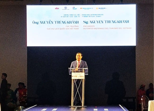 Cục Du lịch Quốc gia Việt Nam xúc tiến quảng bá du lịch tại Milan, Ý - Ảnh 1.