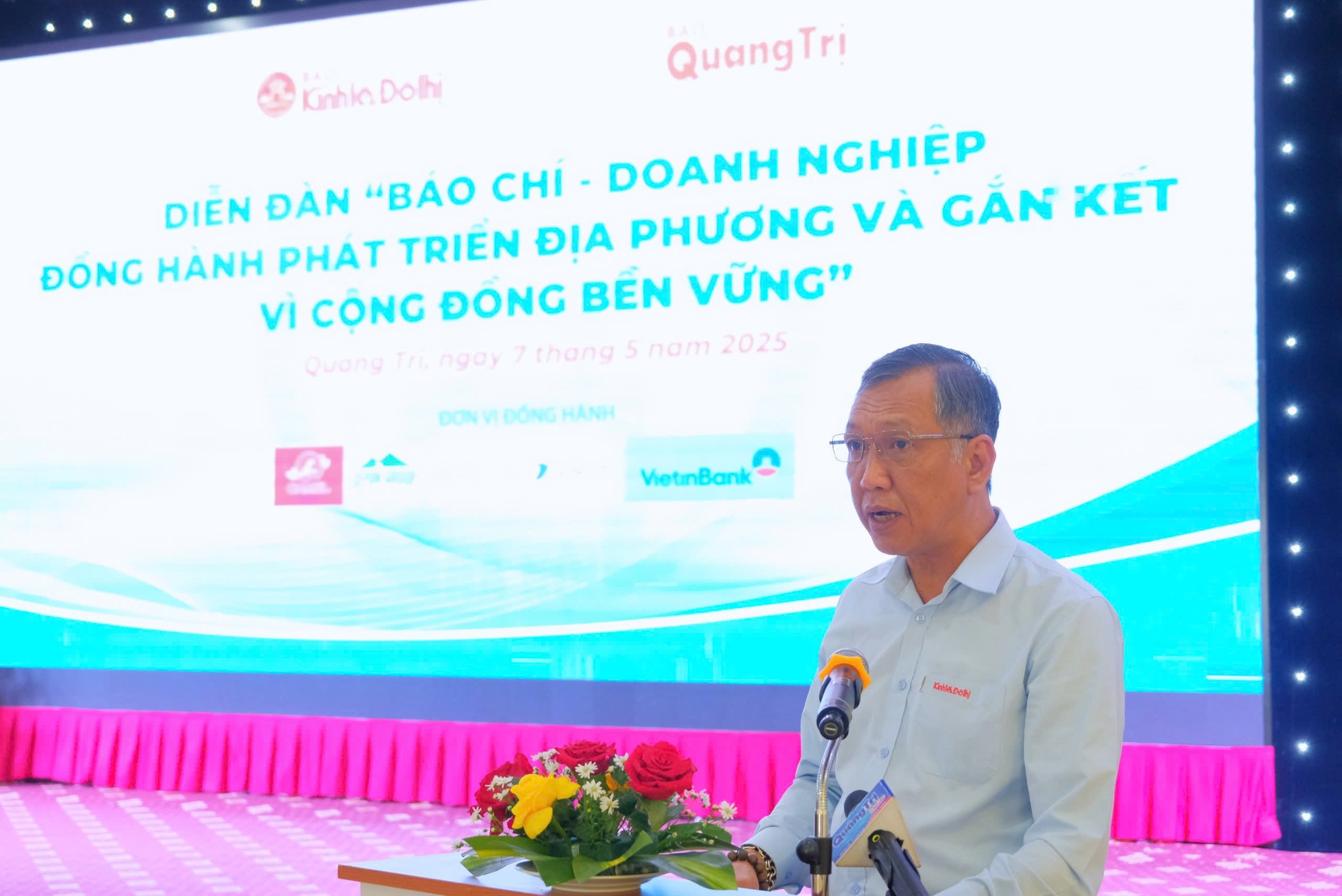 Diễn đàn “Báo chí - doanh nghiệp đồng hành phát triển địa phương và gắn kết vì cộng đồng bền vững”
