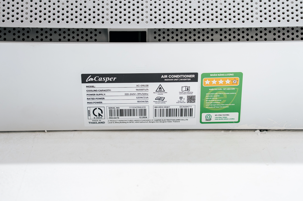 5 lý do chọn điều hòa tiết kiệm điện LaCasper XC 09IU38 - 4