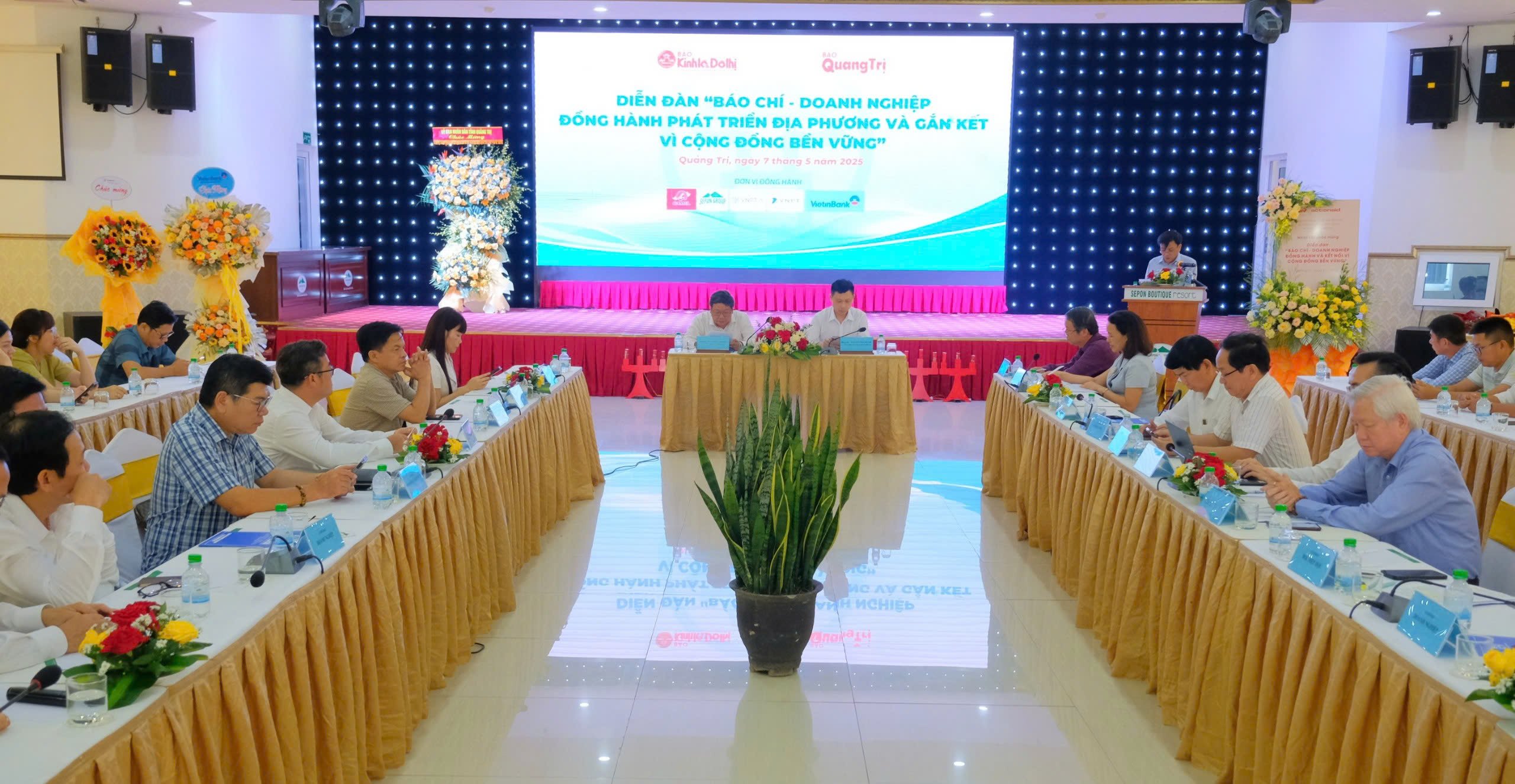 Diễn đàn “Báo chí - doanh nghiệp đồng hành phát triển địa phương và gắn kết vì cộng đồng bền vững”
