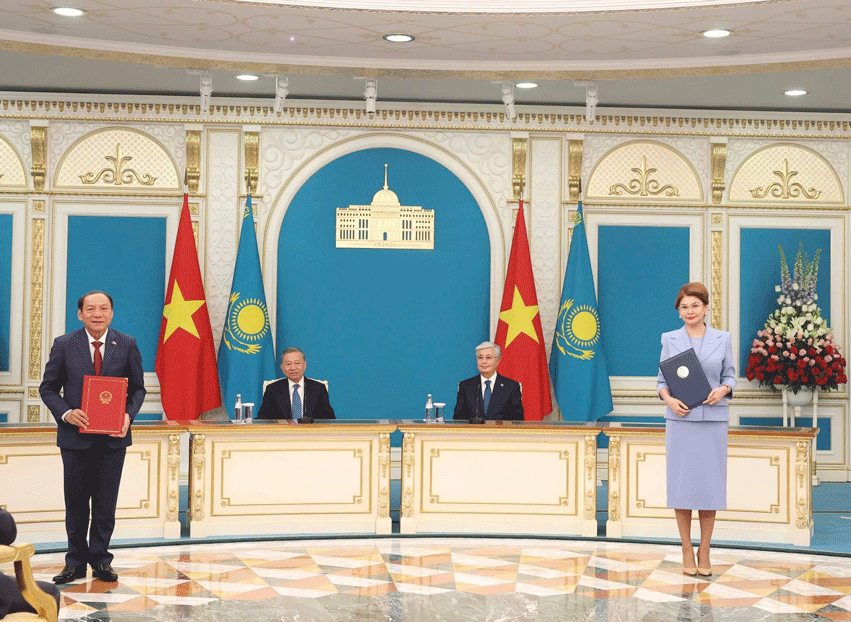 Việt Nam-Kazakhstan đẩy mạnh hợp tác văn hóa, thể thao xứng tầm quan hệ đối tác chiến lược - Ảnh 1.