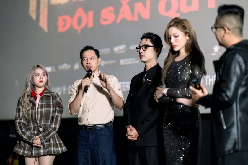 Thái Hòa, Kỳ Duyên, Misthy, Neko Lê... lồng tiếng Việt cho phim. Ảnh: Lotte