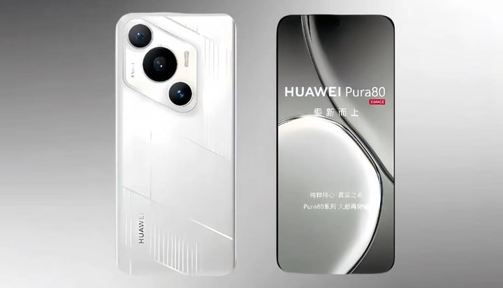 Ảnh dựng chiếc điện thoại Huawei Pura 80 Ultra dự kiến ra mắt trong năm nay.