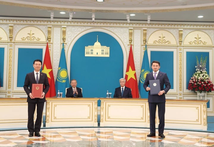 Chương mới trong quan hệ hợp tác Việt Nam và Kazakhstan về phát triển khoa học công nghệ, đổi mới sáng tạo và chuyển đổi số - Ảnh 1.