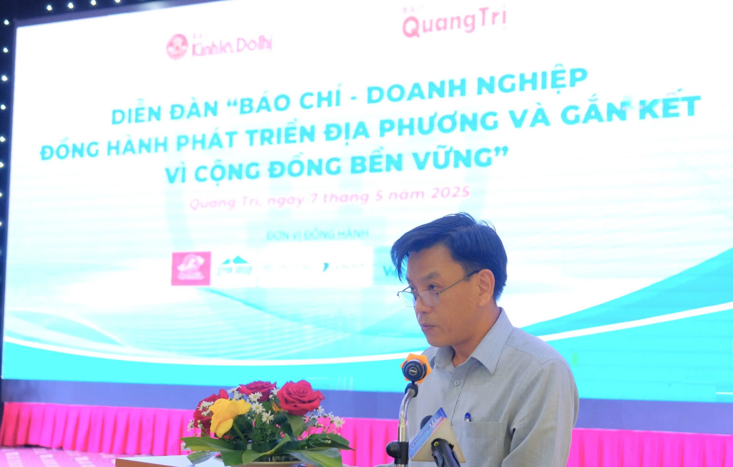 Diễn đàn “Báo chí - doanh nghiệp đồng hành phát triển địa phương và gắn kết vì cộng đồng bền vững”