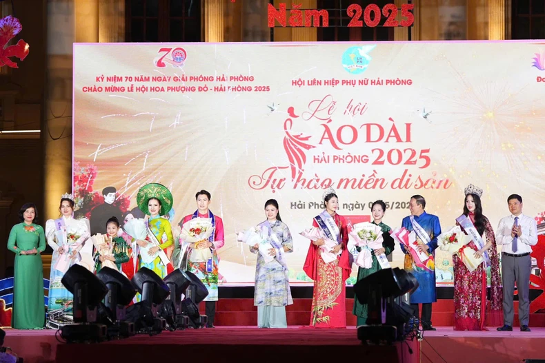 Hải Phòng rực rỡ sắc màu Lễ hội Áo dài 2025 ảnh 6