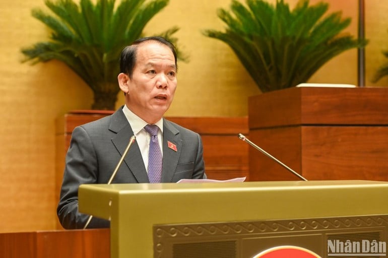 Chủ nhiệm Ủy ban Pháp luật và Tư pháp của Quốc hội Hoàng Thanh Tùng. (Ảnh: BÙI GIANG)