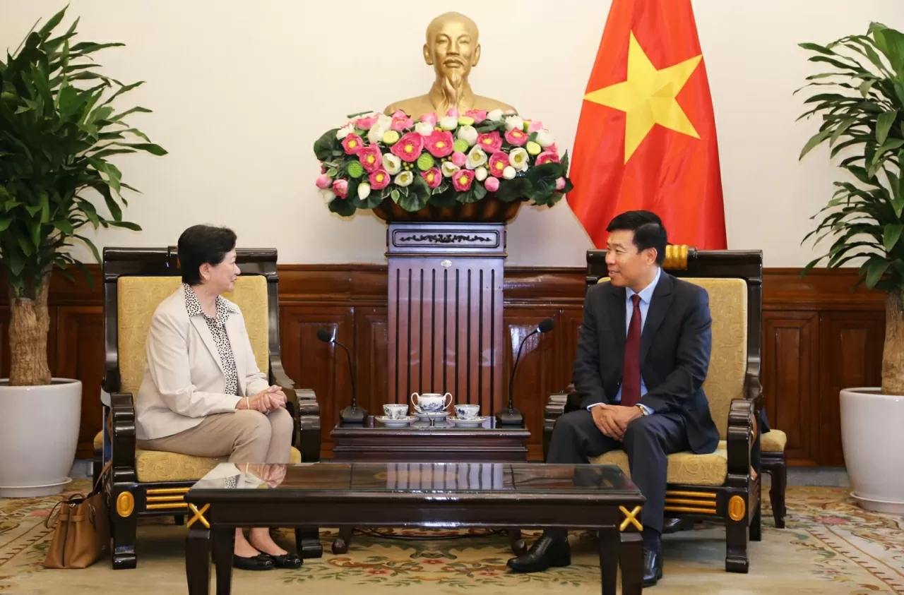 Thứ trưởng Nguyễn Mạnh Cường cho biết hai nước vẫn còn rất nhiều dư địa để cùng nhau phát triển. (Ảnh: Thành Long)