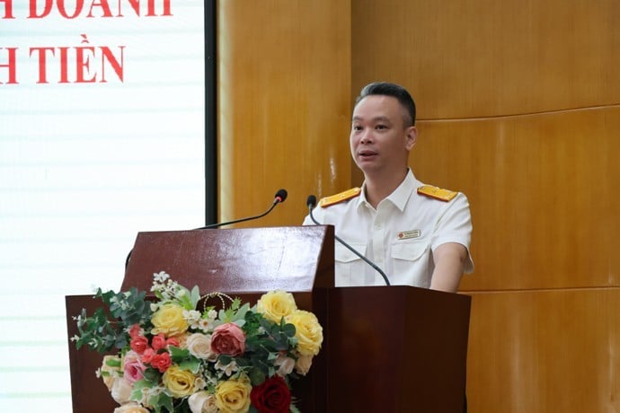 Chi cục trưởng Chi cục Thuế khu vực I Vũ Mạnh Cường.