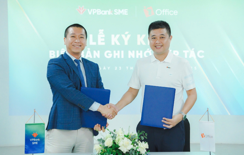 VPBank và 1Office ký kết Biên bản ghi nhớ, thúc đẩy hợp tác toàn diện trong lĩnh vực tài chính và chuyển đổi số doanh nghiệp
