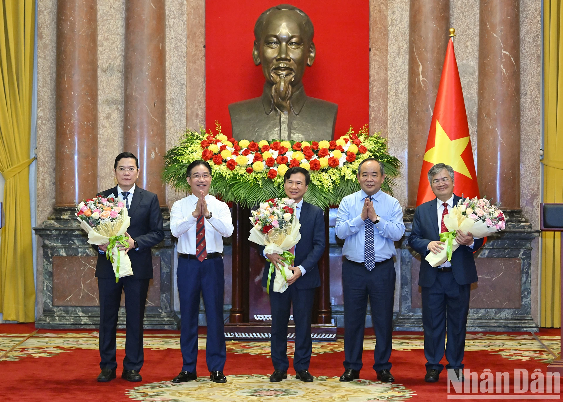 [Ảnh] Chủ tịch nước Lương Cường trao quyết định bổ nhiệm Phó Chủ nhiệm Văn phòng Chủ tịch nước ảnh 7