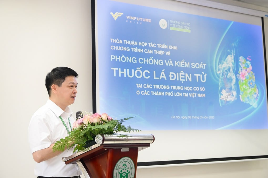 Đại học Y tế Công cộng cùng Quỹ VinFuture phòng chống thuốc lá điện tử học đường - 2
