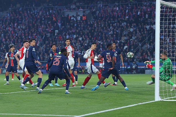 PSG vs 아스날 1-0 (H1): 파비안 루이스가 걸작 사진 3을 찍다
