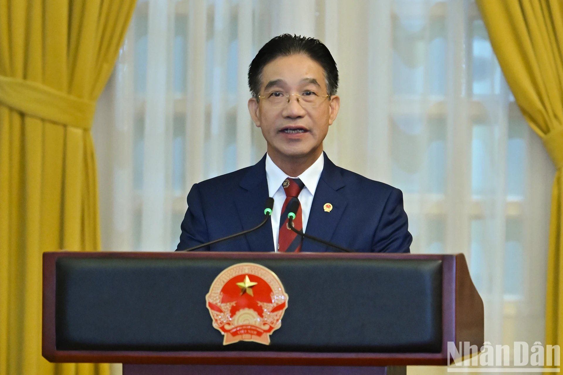 [Ảnh] Chủ tịch nước Lương Cường trao quyết định bổ nhiệm Phó Chủ nhiệm Văn phòng Chủ tịch nước ảnh 2