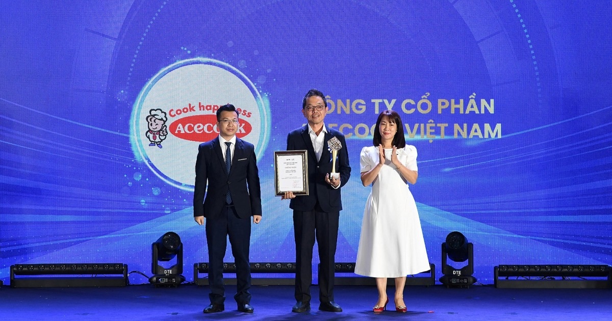 Acecook Việt Nam nhận giải "Doanh nghiệp có chính sách phúc lợi ưu việt" tại Vietnam ESG Awards