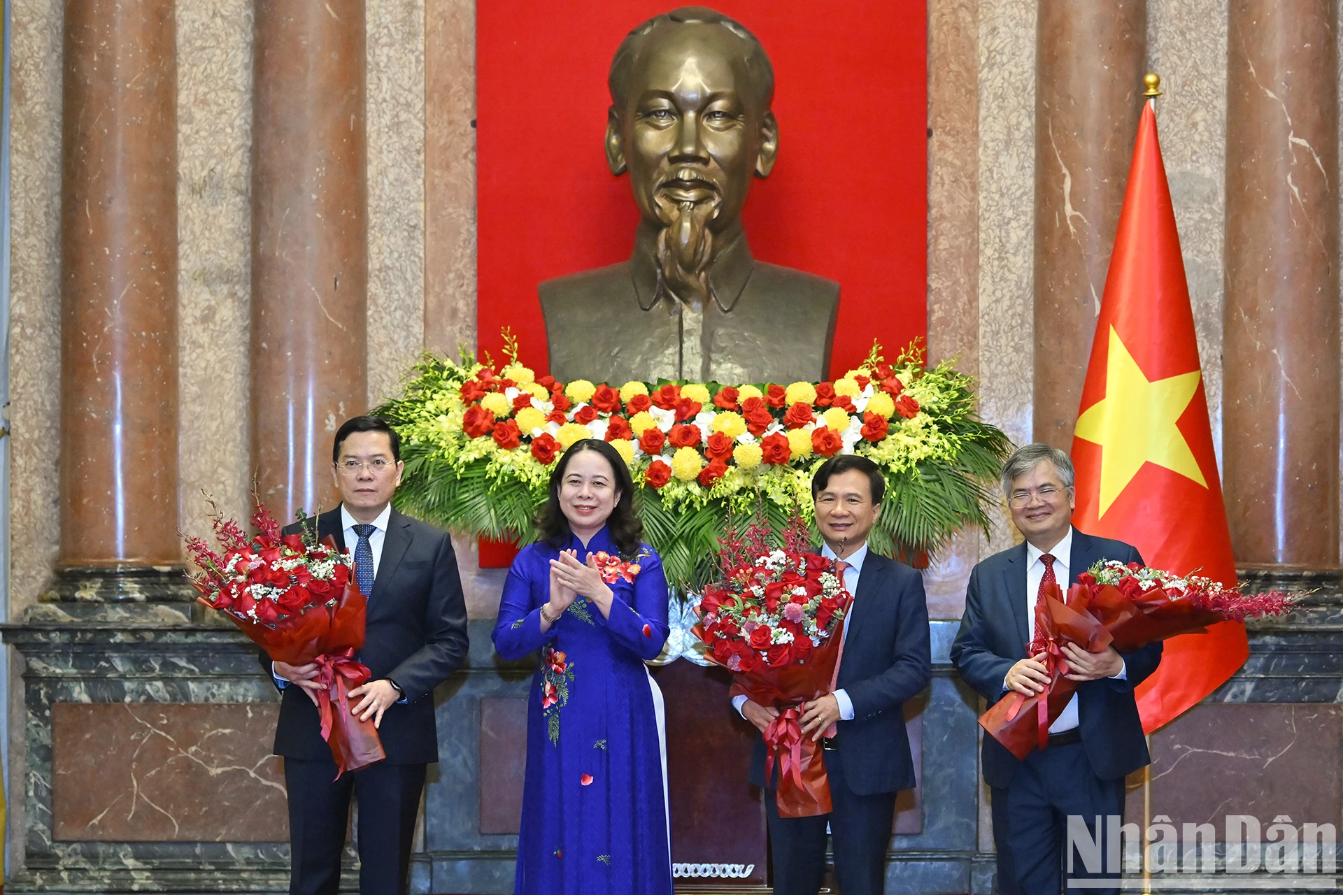 [Ảnh] Chủ tịch nước Lương Cường trao quyết định bổ nhiệm Phó Chủ nhiệm Văn phòng Chủ tịch nước ảnh 6