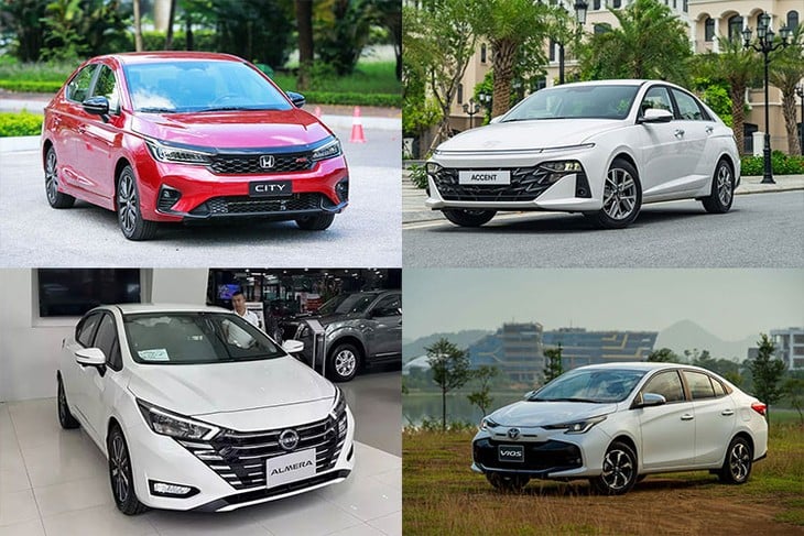 Loạt ôtô sedan hạng B tại Việt Nam "đua" giảm giá mạnh tay Loat oto sedan hang B tai Viet Nam