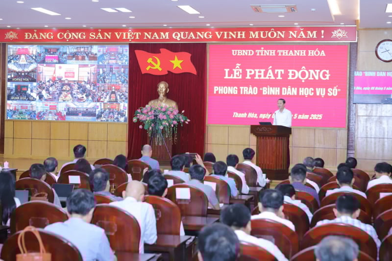 Tỉnh Thanh Hoá phát động phong trào “Bình dân học vụ số” -0