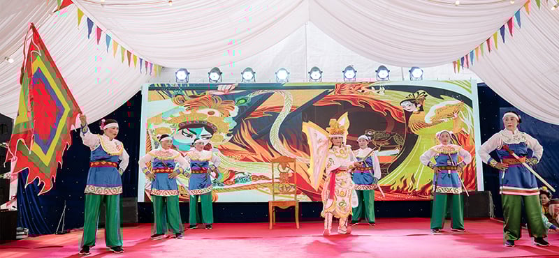 Hát tuồng bội xã Hưng Trạch (Bố Trạch) không thể thiếu trong những dịp lễ, Tết tại địa phương.