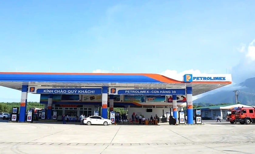 Trạm dừng nghỉ trên cao tốc La Sơn - Túy Loan, do Công ty Xăng dầu Thừa Thiên Huế khai thác từ năm 2022.