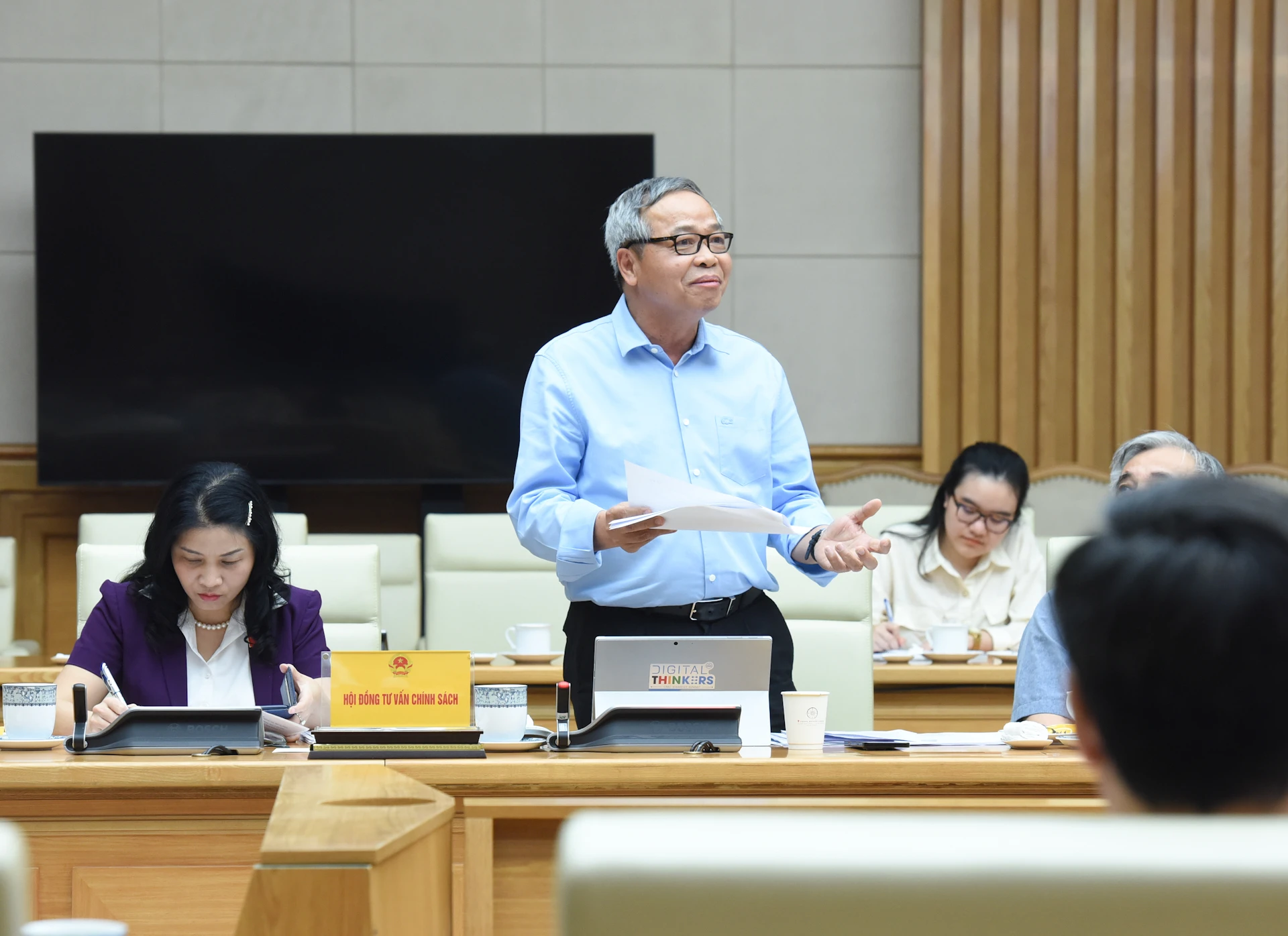[Ảnh] Thủ tướng Phạm Minh Chính họp với Hội đồng Tư vấn chính sách về phát triển kinh tế tư nhân ảnh 5