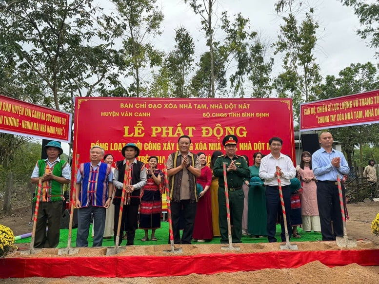 Bình Định hoàn thành xóa nhà tạm, nhà dột nát trong tháng 5- Ảnh 1.
