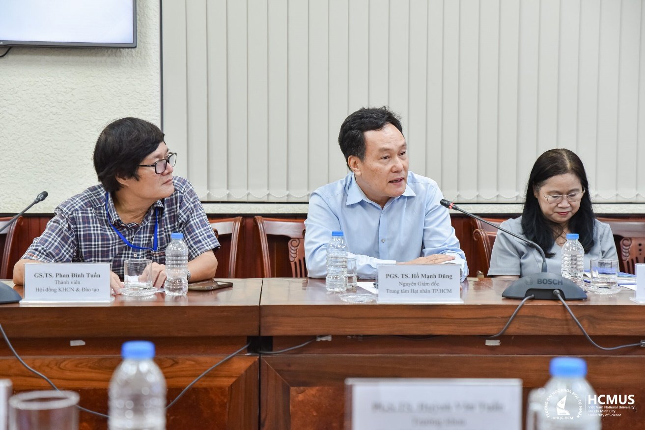 Trường Đại học Khoa học tự nhiên, ĐHQG-HCM ký kết hợp tác với Viện Năng lượng nguyên tử Việt Nam - Ảnh 5.