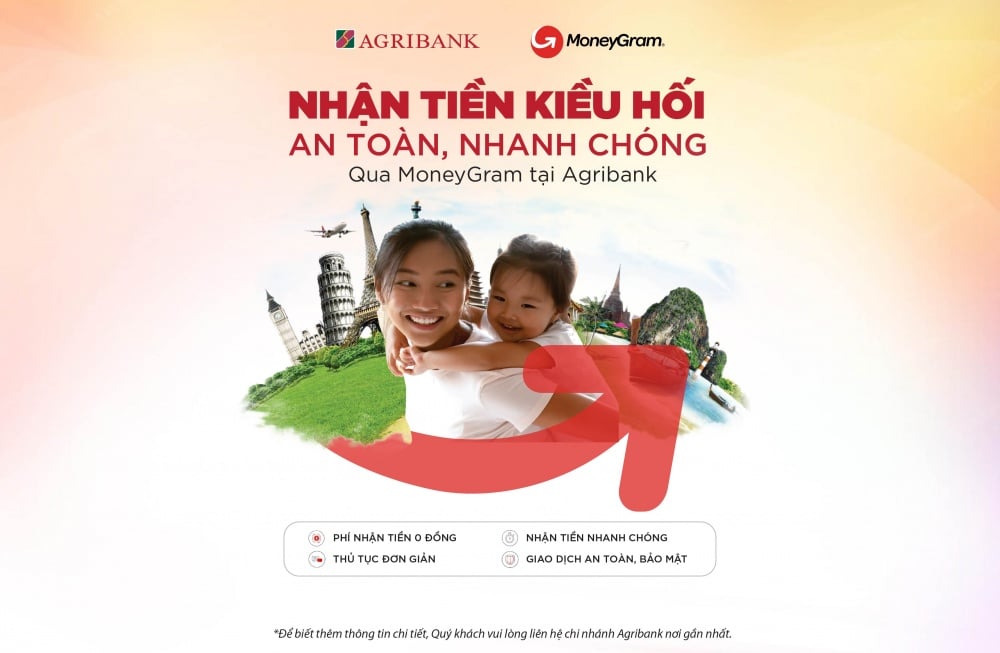 MoneyGram hợp tác Agribank mở rộng mạng lưới chuyển tiền toàn cầu tại Việt Nam