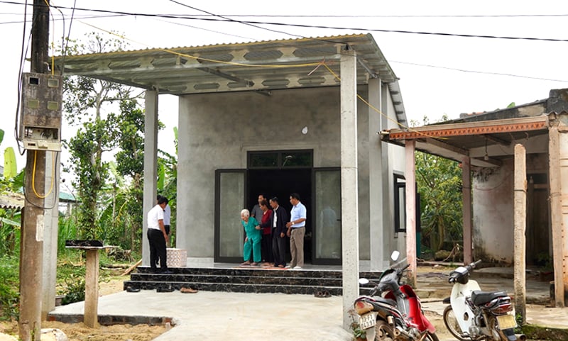 Hỗ trợ nhà ở cho người có công với cách mạng, thân nhân liệt sỹ là chính sách giàu giá trị nhân văn.