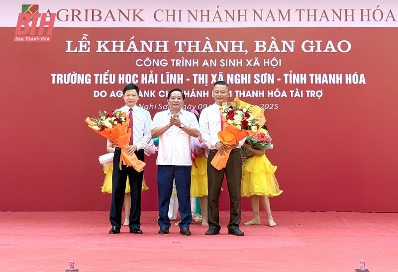 Khánh thành, bàn giao công trình trường tiểu học tại thị xã Nghi Sơn