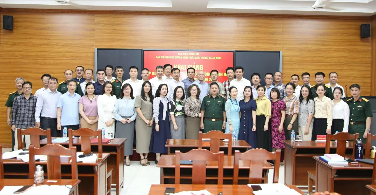 Học viện Chính trị khai giảng Lớp Bồi dưỡng kiến thức quốc phòng và an ninh đối tượng 2 khóa 133