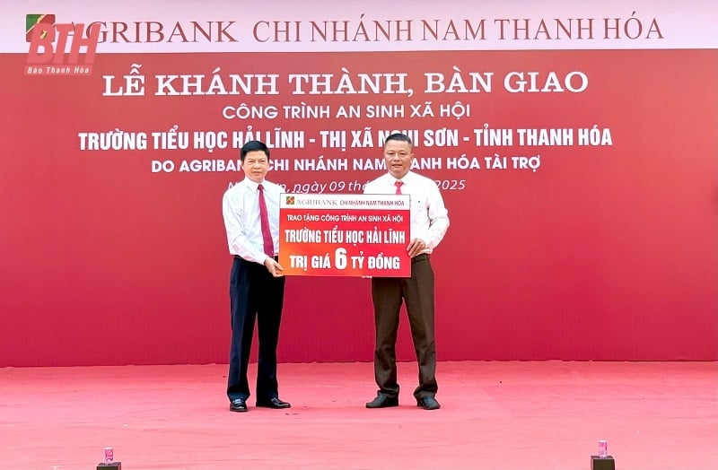 Khánh thành, bàn giao công trình trường tiểu học tại thị xã Nghi Sơn