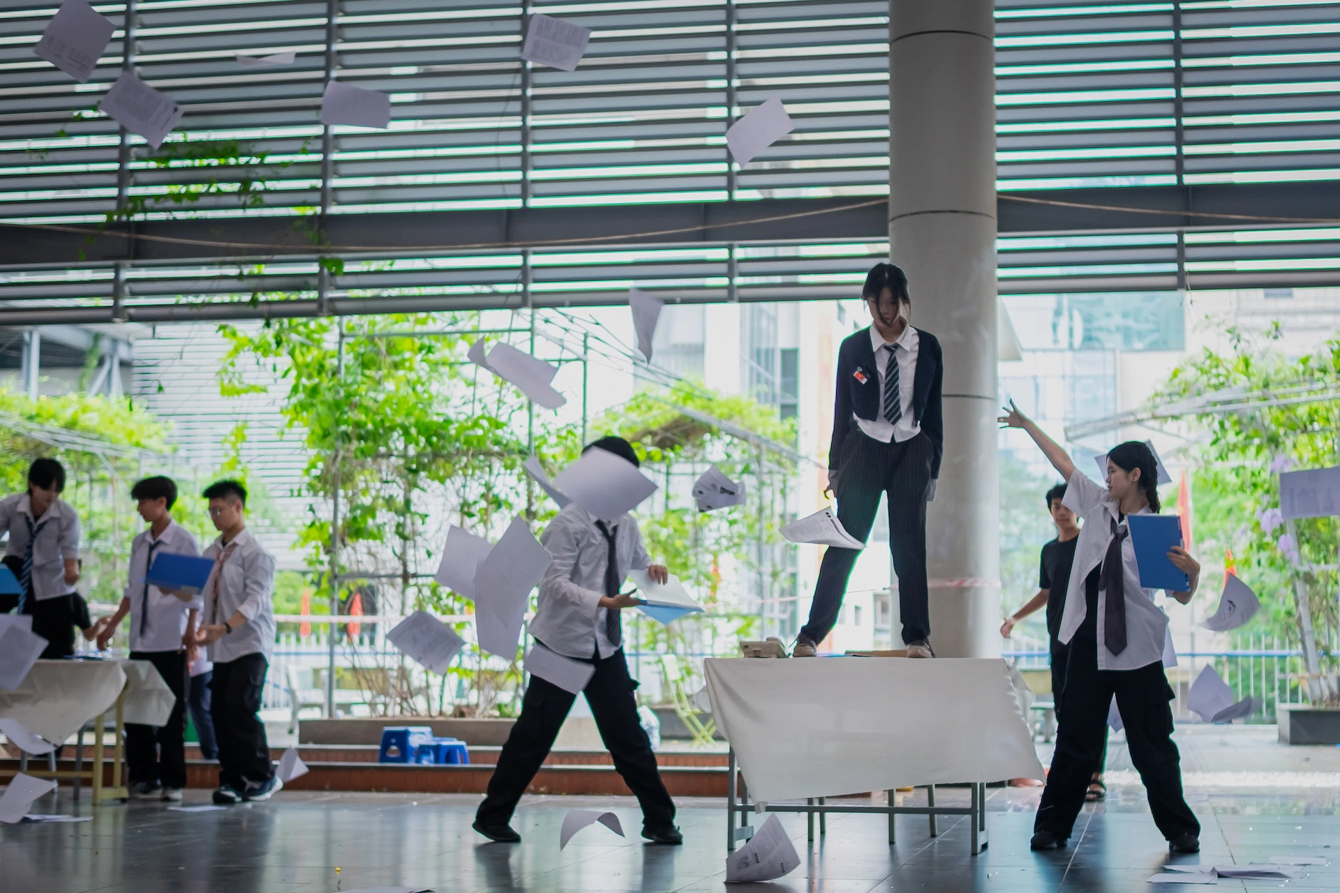 [Ảnh] Học sinh trường chuyên khoe tài trong Ngày hội nhảy múa ảnh 7