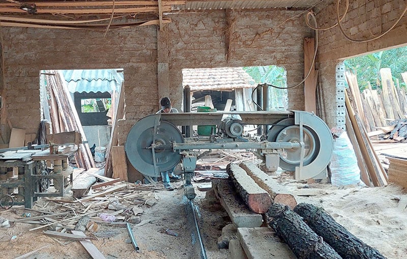 Vốn tín dụng giúp các địa phương trên địa bàn huyện hoàn thành các tiêu chí trong xây dựng nông thôn mới.