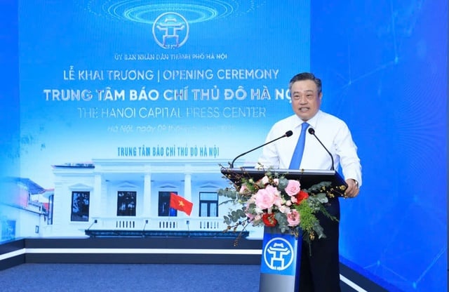 Khai trương Trung tâm Báo chí Thủ đô Hà Nội-Thiết chế báo chí truyền thông mới, hiện đại- Ảnh 1.