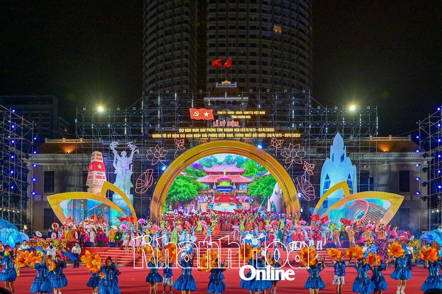 Ca khúc “Khánh Hòa ngày mới” (Trọng Đài) được dàn dựng, biểu diễn trong chương trình nghệ thuật đặc biệt kỷ niệm 50 năm Ngày Giải phóng tỉnh Khánh Hòa (2-4-1975 - 2-4-2025).