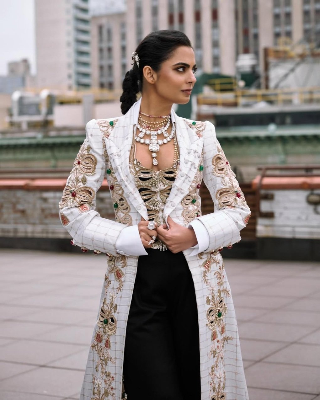 Con gái tỷ phú giàu nhất châu Á đeo trang sức 150 triệu USD dự Met Gala - 1